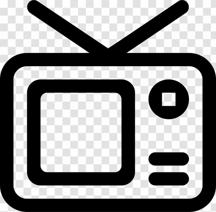 Television TV Guide Computer Monitors - Black And White - Icon Tv Transparent PNG