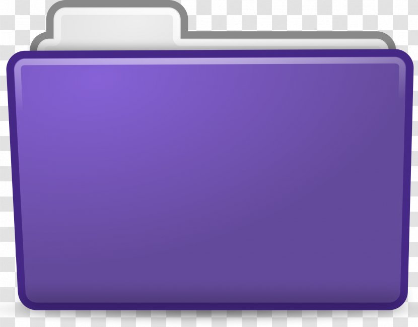 Directory Clip Art - Purple - Folders Transparent PNG