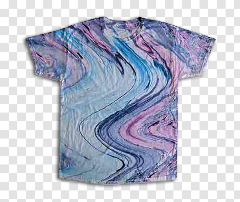 T-shirt Tie-dye Sleeve Silk - Paisley Transparent PNG