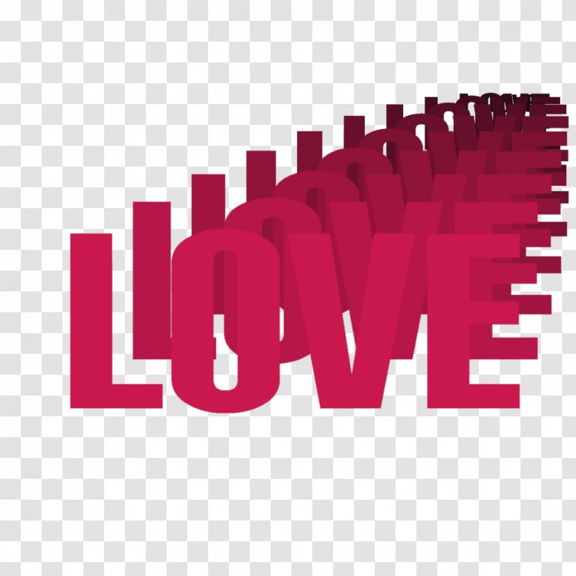 Desktop Wallpaper Love Animation - LOVE Transparent PNG