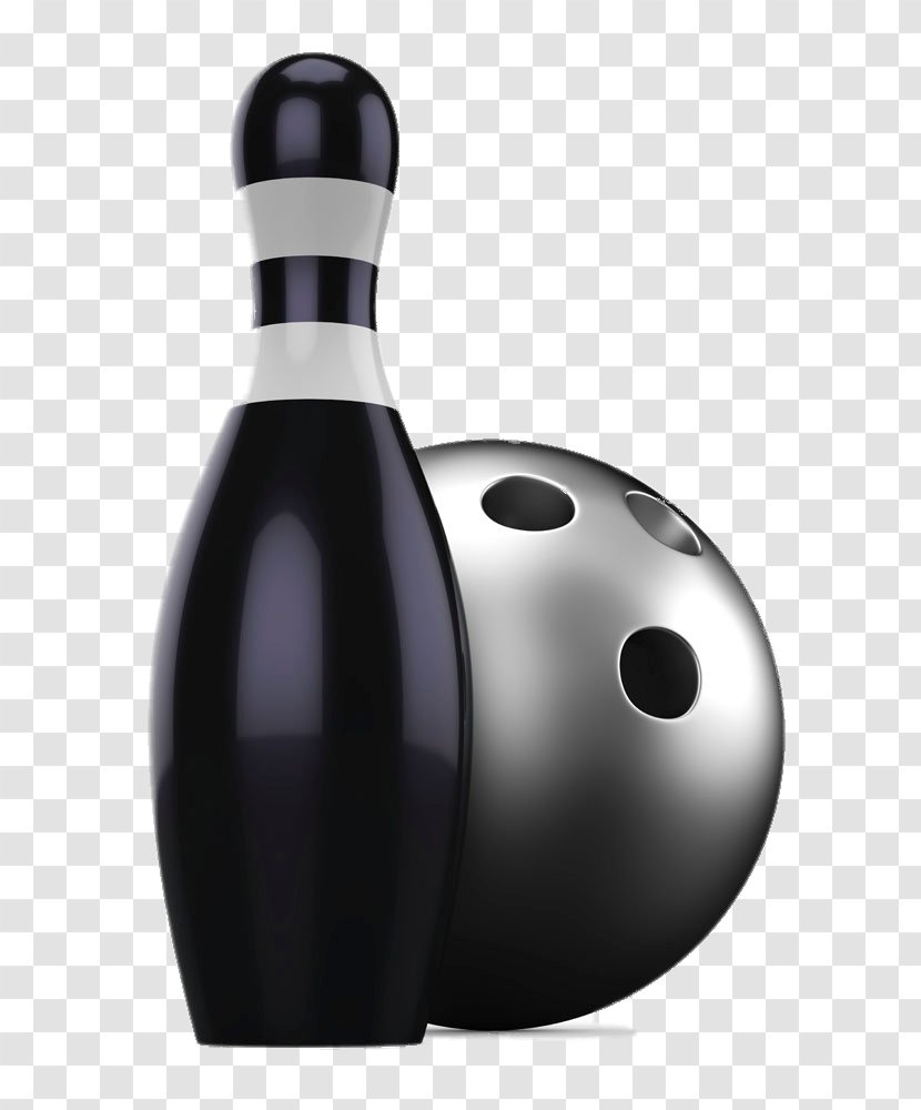 Bowling Ball Pin Ten-pin - Tenpin - Black Transparent PNG