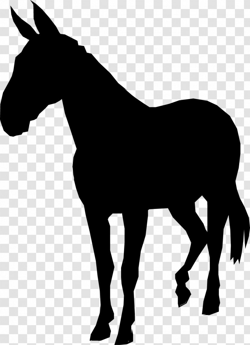 Shetland Pony Silhouette Drawing Image - Mammal - Horse Transparent PNG
