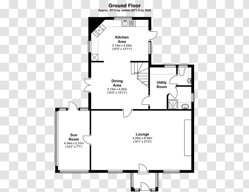 Floor Plan Line - Text - Canteen Brochure Transparent PNG