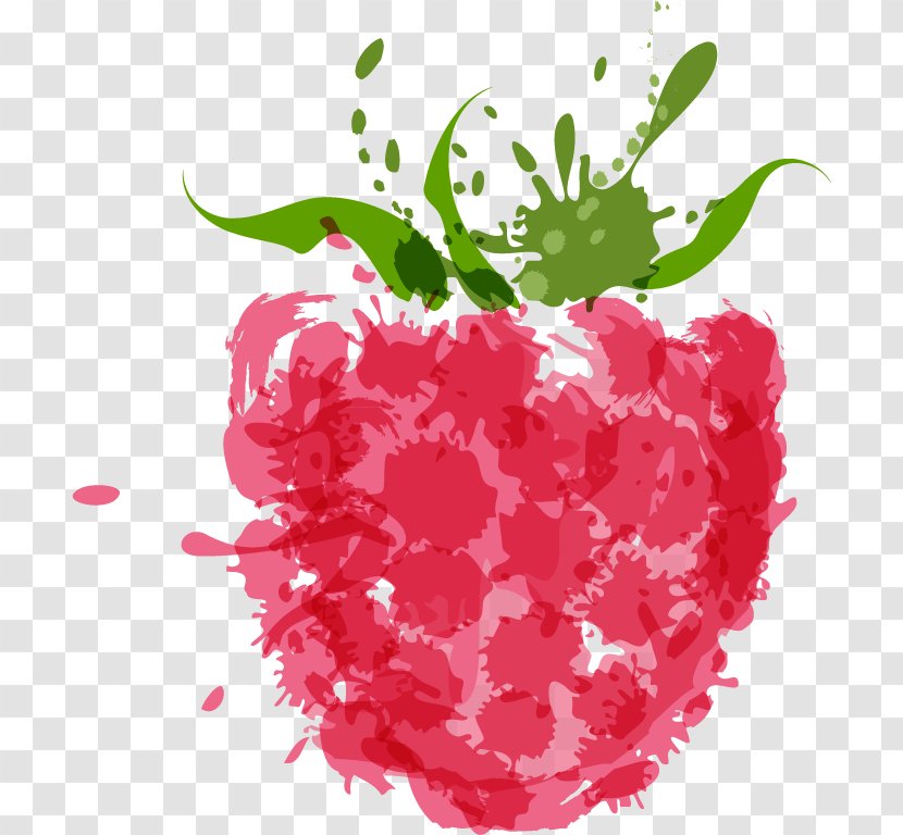 Raspberry Royalty-free Illustration - Red Strawberry Vector Material Transparent PNG