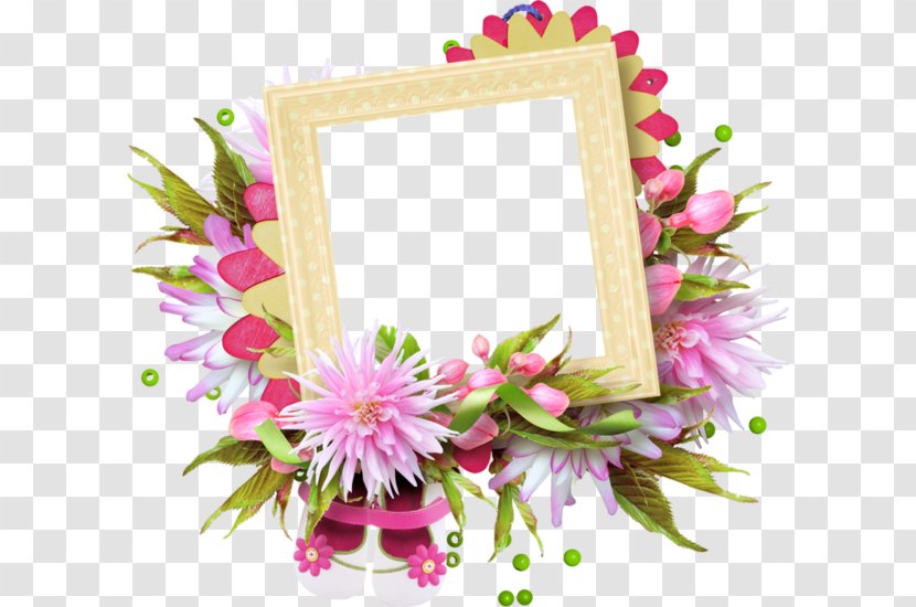 Cut Flowers Floral Design Floristry Flower Bouquet - Artificial - Creative Frame Transparent PNG