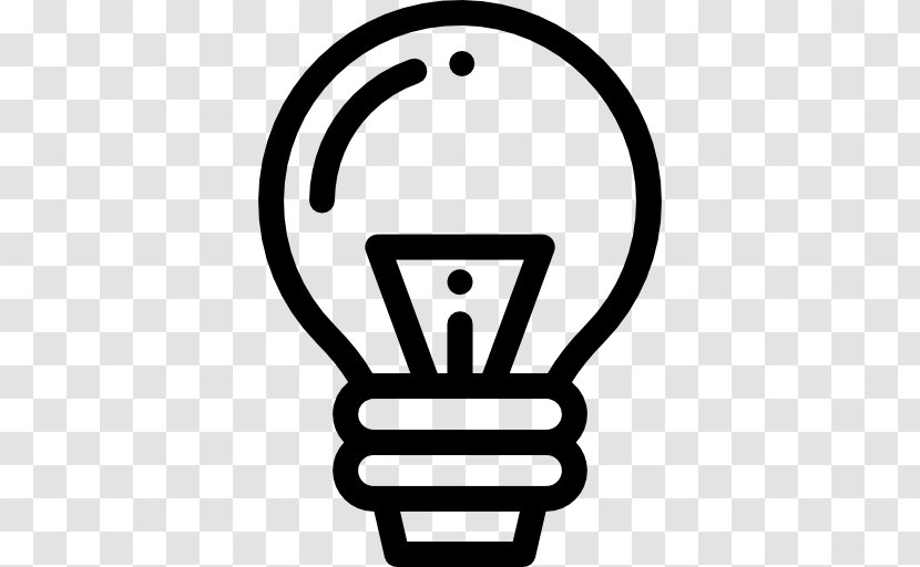 Incandescent Light Bulb Technology Electric Business - Black And White Transparent PNG