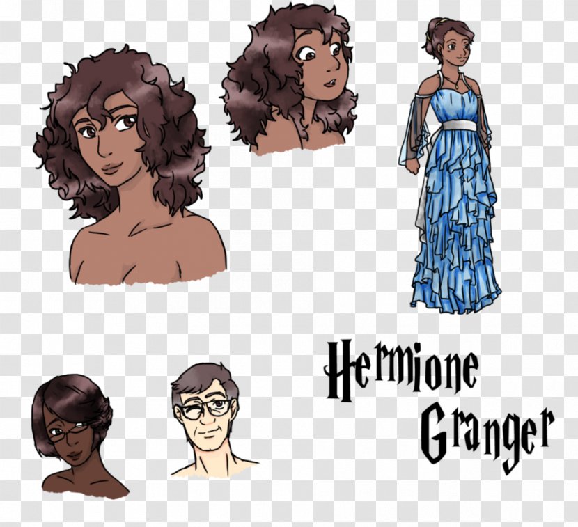 Hermione Granger Drawing Cartoon Character Human - Harry Potter Literary  Series Transparent PNG