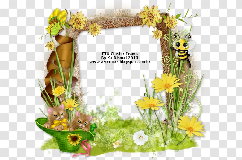 Floral Design Insect Picture Frames Pollinator - Flower Arranging Transparent PNG