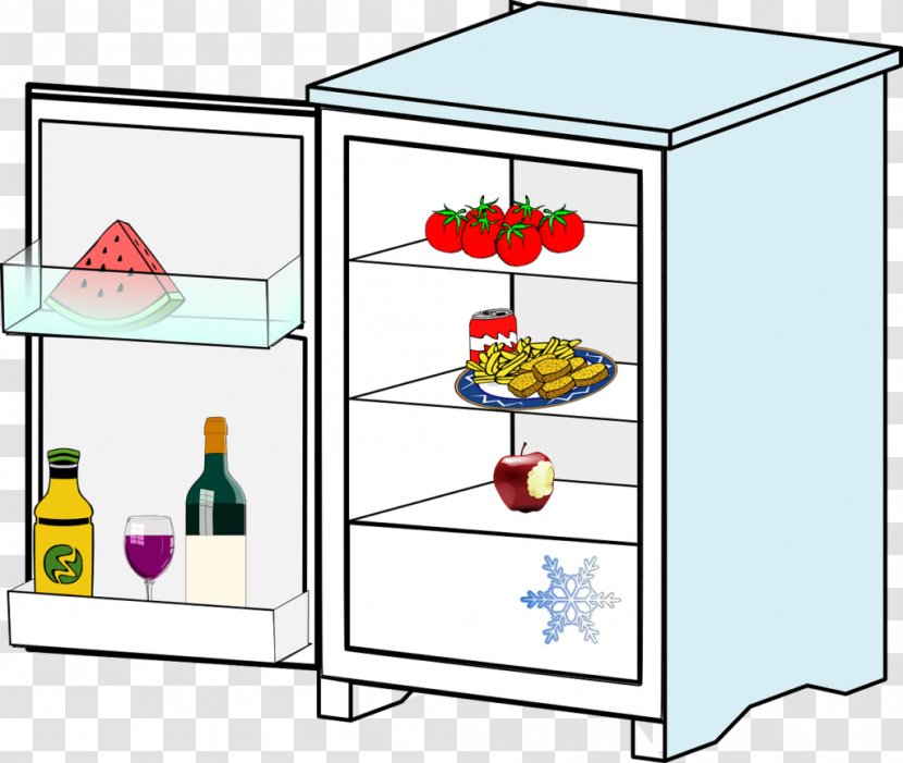 Refrigerator Magnets Freezers Home Appliance Clip Art - Table - Cupboard Transparent PNG
