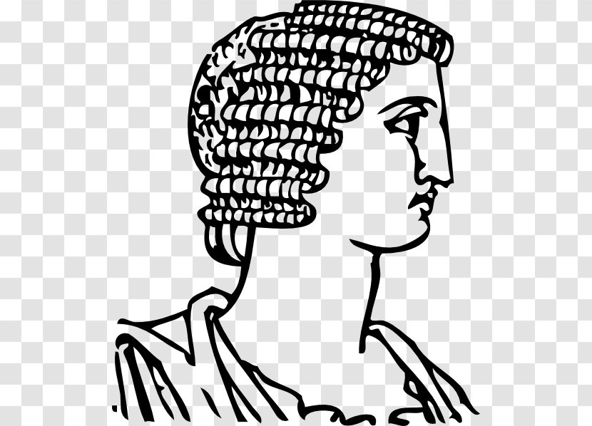 Ancient Greece Hairstyle Clip Art - Hair Transparent PNG