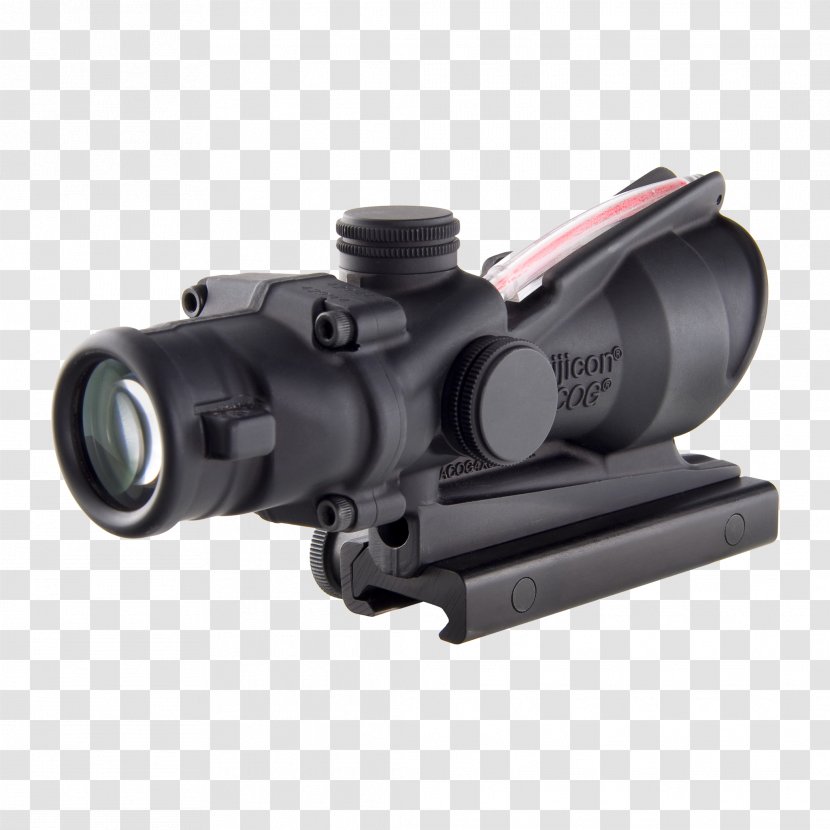 Advanced Combat Optical Gunsight Trijicon Telescopic Sight Reticle - Heart - Sights Transparent PNG