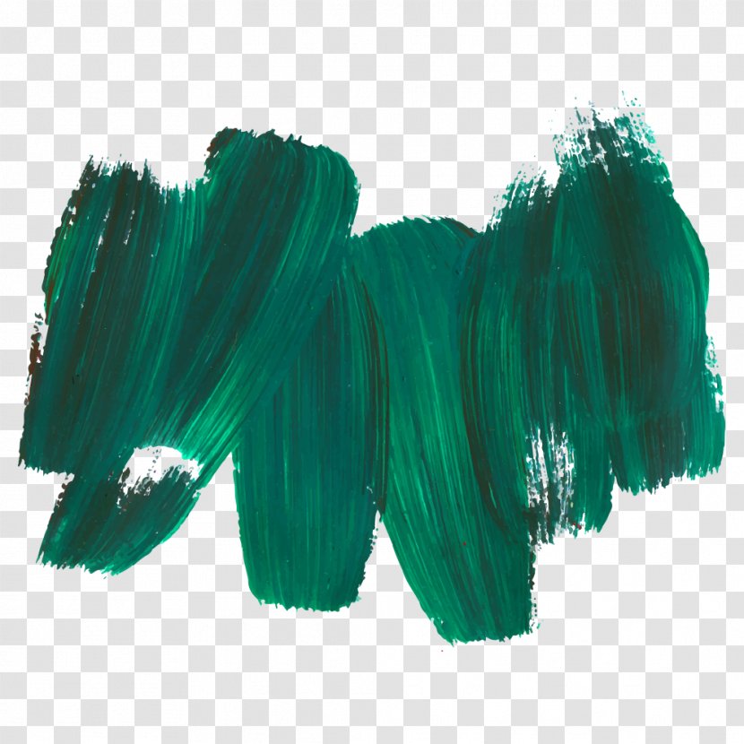 Watercolor Painting - Green - Graffiti Transparent PNG