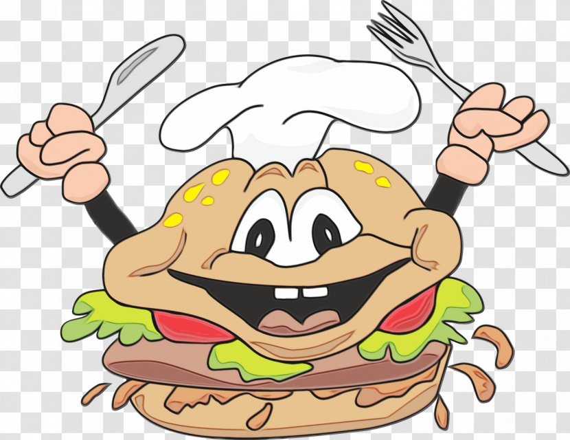 Junk Food Cartoon - Dish - Gesture Meal Transparent PNG