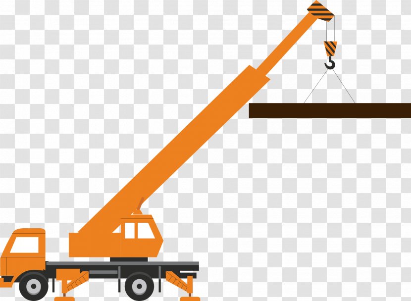 Crane Architectural Engineering Clip Art - Construction Equipment Transparent PNG