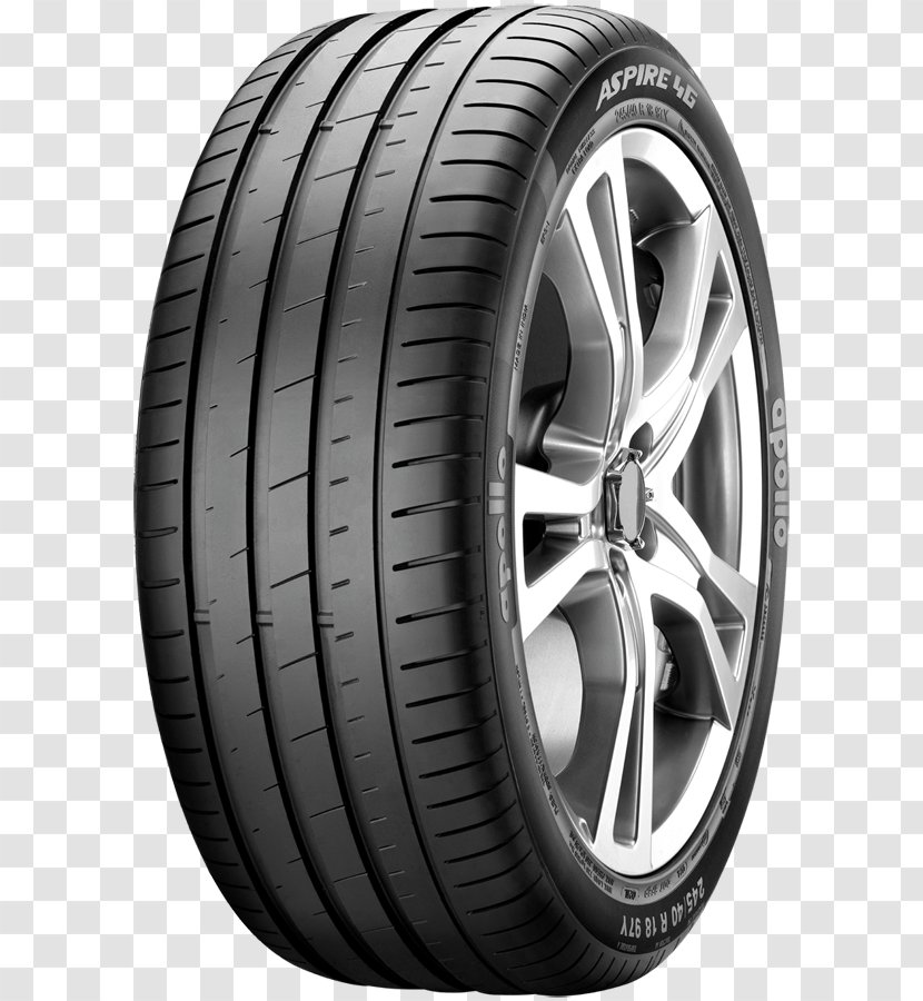 Car Tubeless Tire Apollo Tyres Code - Wheel Transparent PNG