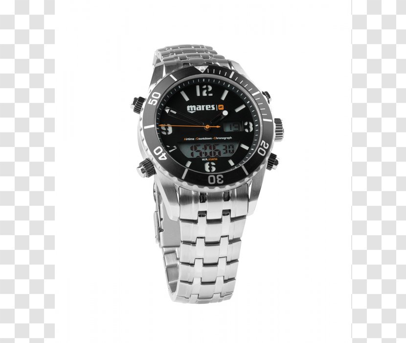 Mares Dive Computers Underwater Diving Watch Scuba Set - Chronograph - Surface Transparent PNG