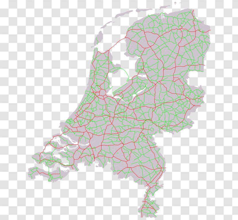 A2 Motorway Roads In The Netherlands A9 A27 A65 - A10 - Road Transparent PNG