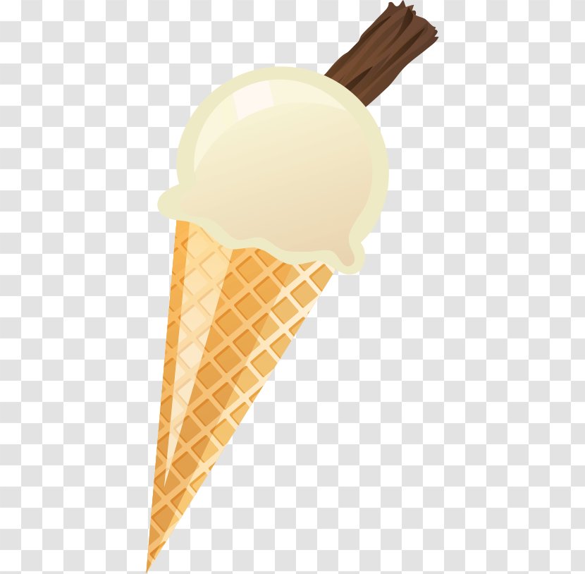 Ice Cream Cones Wafer Flavor - Dessert - Van Transparent PNG