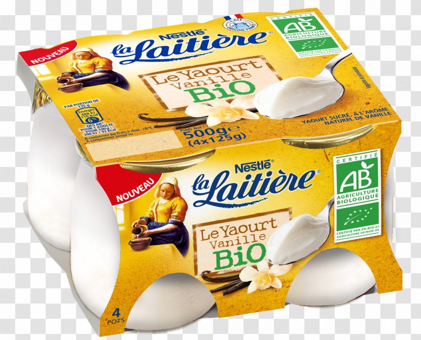 Organic Food Milk La Laitière Yoghurt Dairy - Products Transparent PNG