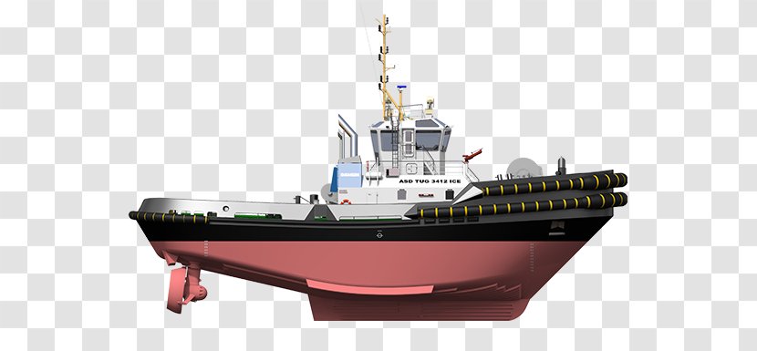Tugboat Ship Naval Architecture Z-drive Skeg - Damen Group Transparent PNG