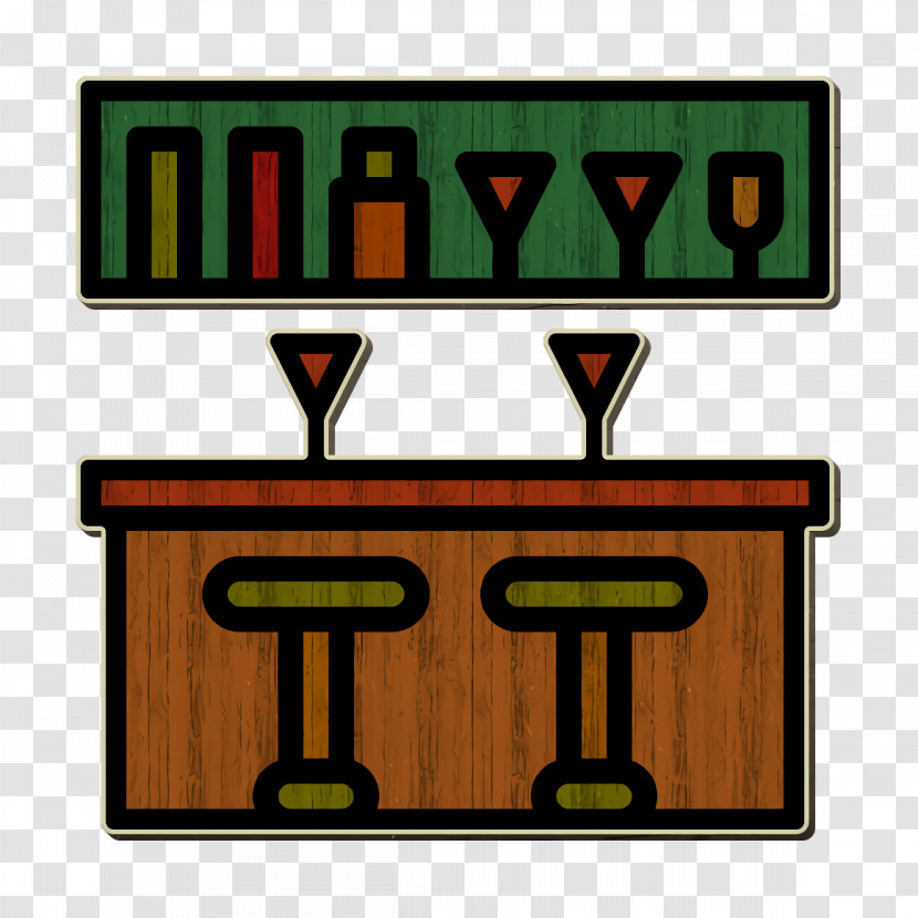 Home Equipment Icon Bar Counter Icon Transparent PNG