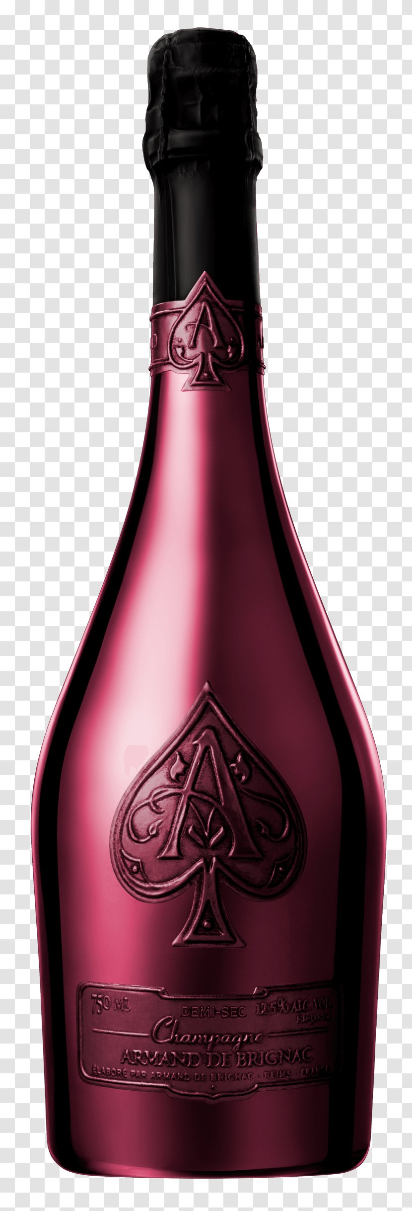 Champagne Montagne De Reims Armand Brignac Pinot Noir Rosé - Bottle Transparent PNG