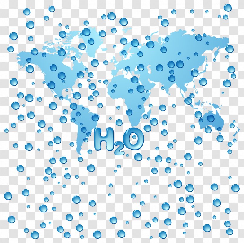 Drop Liquid Splash Clip Art - Area - Of Water Droplets Vector Transparent PNG
