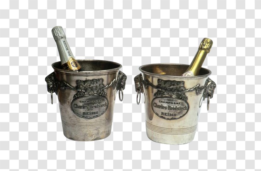 Champagne Tableware Bucket Wine - Christmas Transparent PNG