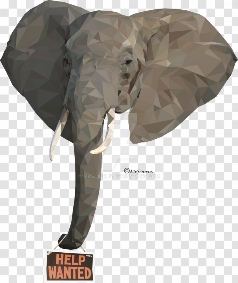 Indian Elephant African Pug Elephantidae Redbubble - Tusk Transparent PNG