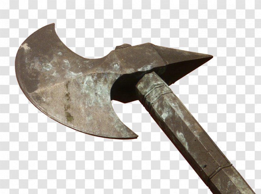 Battle Axe Middle Ages Halberd Weapon Transparent PNG