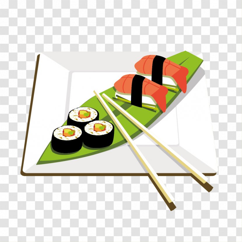 Sushi Japanese Cuisine Sashimi Clip Art - Fish Transparent PNG