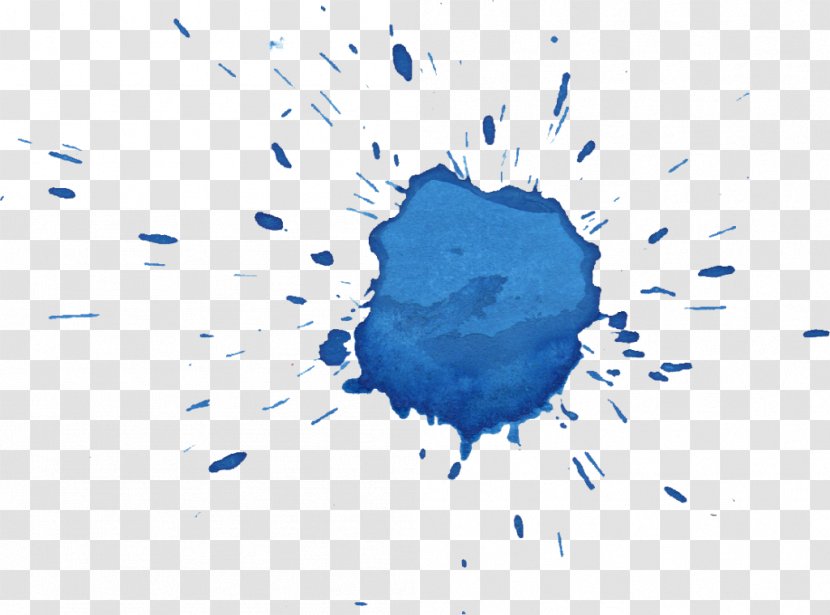 Blue Watercolor Painting Drawing - Art - Splash Transparent PNG