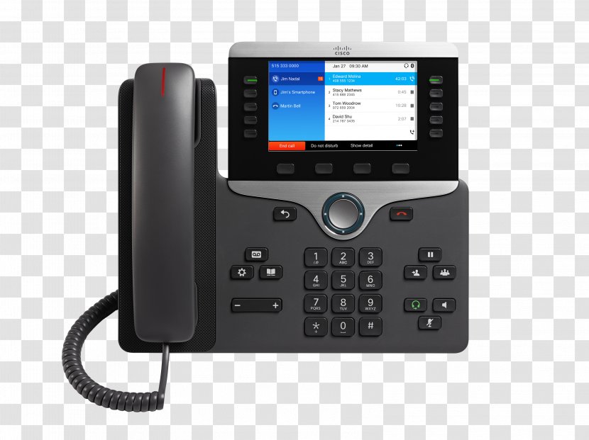 Cisco 8851 VoIP Phone - Ip Pbx - Charcoal PhoneCharcoal 8841 TelephoneOthers Transparent PNG