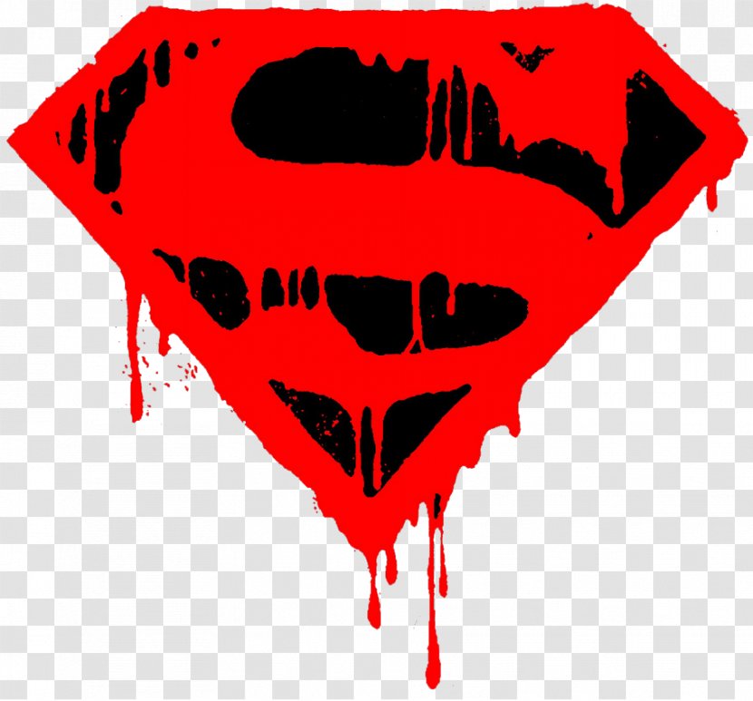 The Death Of Superman Logo - Flower Transparent PNG