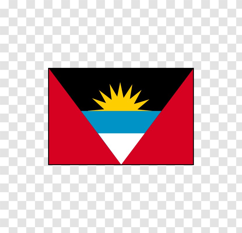 Line Flag Font Brand Triangle - Antigua Et Barbuda Transparent PNG