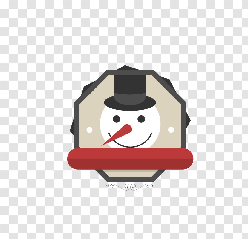 Chinese New Year Icon - Holiday - Snowman Tag Transparent PNG