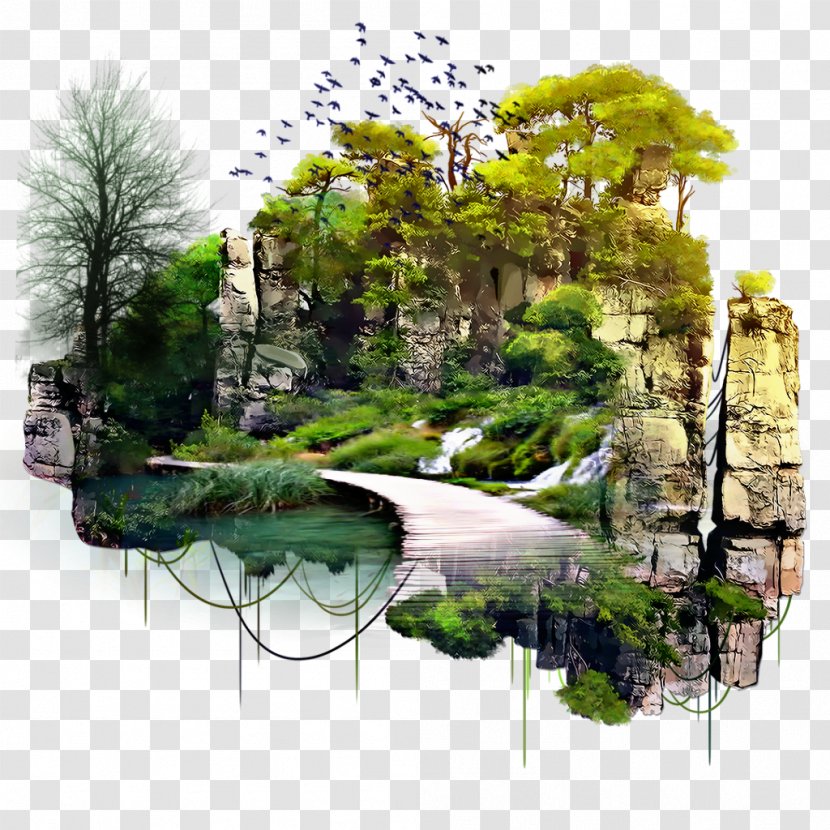 PicsArt Photo Studio Image Editing Clip Art - Landscaping - Sink Float Nature Transparent PNG
