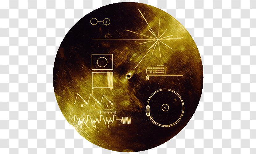 Voyager Program Golden Record 1 Pioneer Plaque 2 - Nasa Transparent PNG