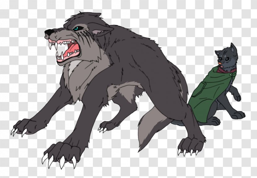 Eren Yeager Mikasa Ackerman Gray Wolf Levi Werewolf - Silhouette Transparent PNG