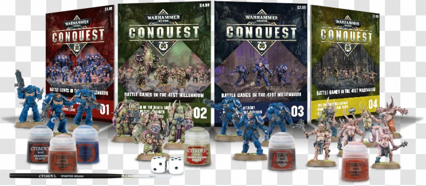 Warhammer 40,000: Conquest Fantasy Battle Games Workshop Magazine - Game - War Hammer Transparent PNG
