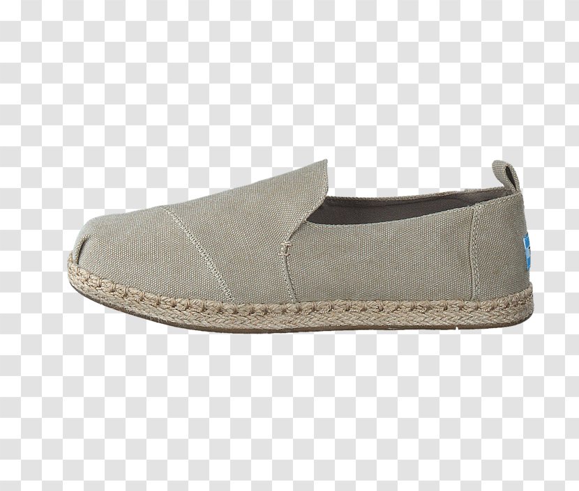 Suede Slip-on Shoe Beige Walking - Cloth Shoes Transparent PNG