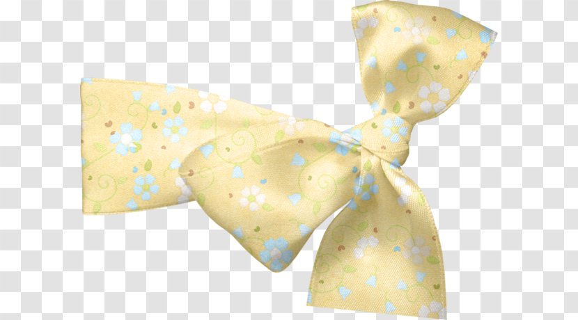 Yellow Shoelace Knot Textile - Bow Tie - Bowknot Transparent PNG