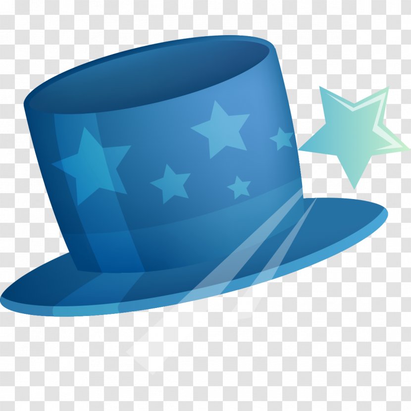 Hat Magic - Headgear - Blue Transparent PNG