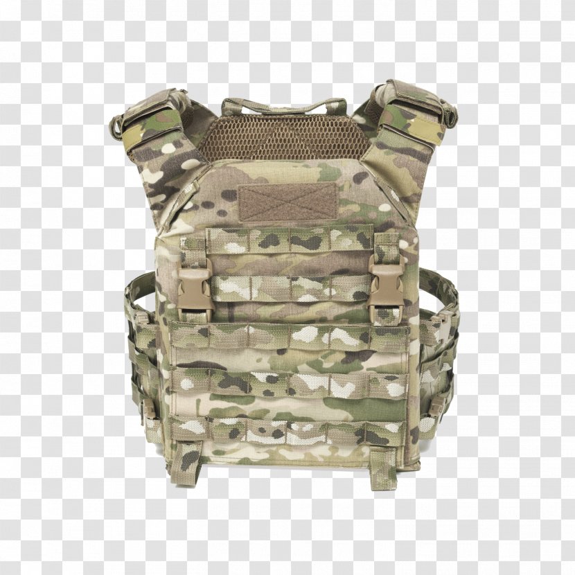 Soldier Plate Carrier System MOLLE MultiCam Small Arms Protective Insert Pouch Attachment Ladder - Army Combat Uniform - Military Transparent PNG