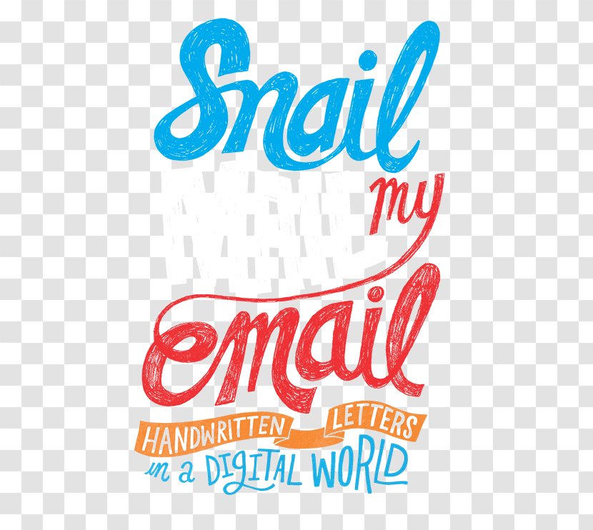 Snail Mail Email Art Letter Logo - Handwriting - Handwritten Transparent PNG