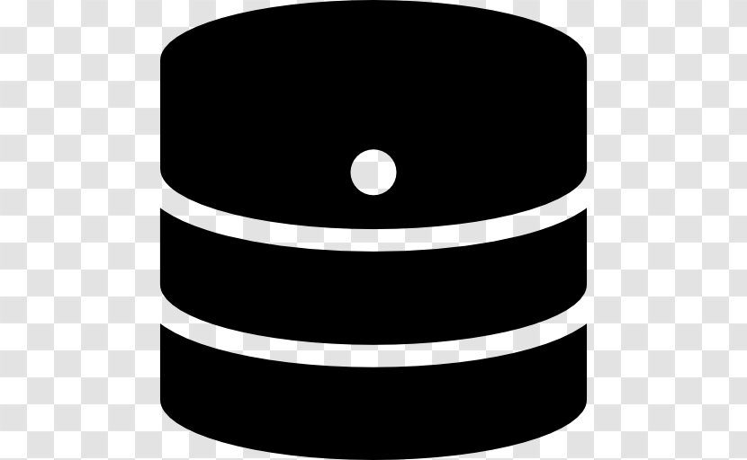 Database Data Storage - Black - Visualization Transparent PNG