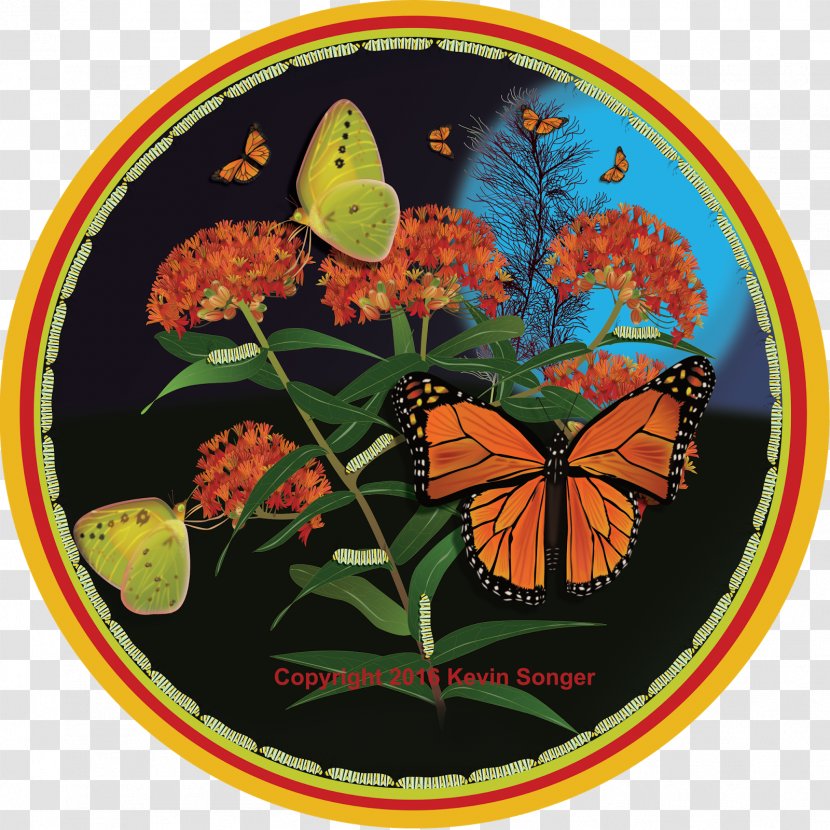 Monarch Butterfly Brush-footed Butterflies Orange S.A. Sign - Moths And Transparent PNG