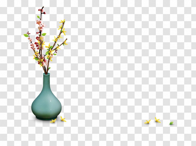 Flower Bouquet Vase Designer Transparent PNG