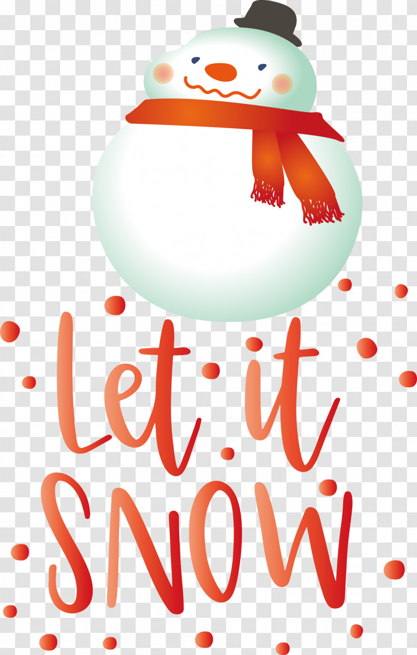 Let It Snow Snow Snowflake Transparent PNG