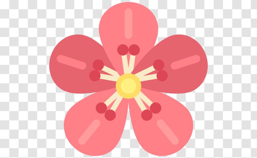 Clip Art Cherry Blossom - Petal Transparent PNG